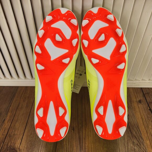 Adidas X Crazyfast Club FxG IG0618 Mens Size 9.5 Yellow Athletic Soccer Cleats main image 8